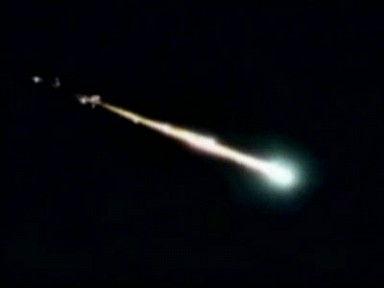 meteorit v Amerike